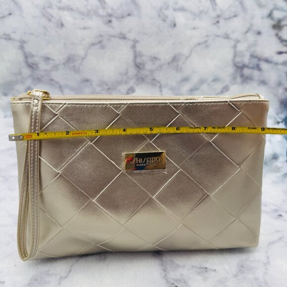 SHISEIDO Skincare Set-Gold Pouch,Concentrate,Cleasner Foam,Eye Cream&Mask7pc-NEW - Picture 11 of 16